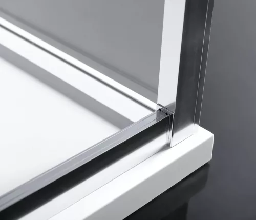 Polysan EASY LINE zuhanyajtó oldalfallal, jobbos/balos, 1400x700mm, transzparent üveg