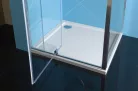 Polysan EASY LINE nyílóajtó 2 oldalfallal, 2 merevítővel, jobbos/balos, 900-1000x700mm, transzparent üveg