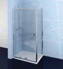 Polysan EASY LINE nyílóajtó oldalfallal, jobbos/balos, 900-1000x900mm, transzparent üveg