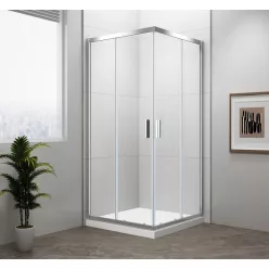 Polysan EASY LINE szögletes zuhanykabin, 900x900mm, transzparent üveg