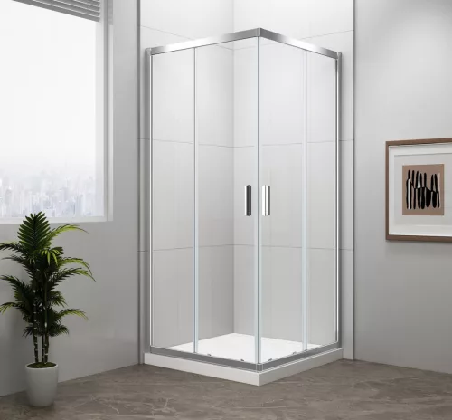 Polysan EASY LINE szögletes zuhanykabin, 900x900mm, transzparent üveg