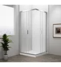 Polysan EASY LINE szögletes zuhanykabin, 900x900mm, transzparent üveg
