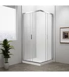 Polysan EASY LINE szögletes zuhanykabin, 900x900mm, transzparent üveg