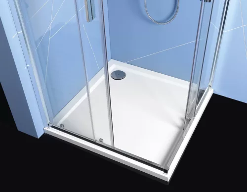 Polysan EASY LINE szögletes zuhanykabin, 900x900mm, transzparent üveg