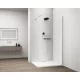 Polysan ESCA CHROME Walk-in zuhanyfal, falra szerelhető, transzparent üveg, 1200mm