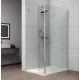 POLYSAN ESCA CHROM Walk-in zuhanyfal kiegészítő oldalfallal, 1300mm, kieg.: 585mm, transzparent üveg