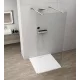 Polysan ESCA CHROME Walk-in zuhanyfal, szabadonálló, transzparent üveg, 1500mm