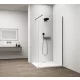 Polysan ESCA GUN METAL Walk-in zuhanyfal, falra szerelhető, transzparent üveg, 1500mm