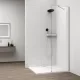 Polysan ESCA CHROME Walk-in zuhanyfal, falra szerelhető, transzparent üveg, 500mm