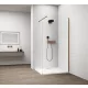 Polysan ESCA COPPER MATT Walk-in zuhanyfal, falra szerelhető, transzparent üveg, 800mm