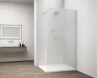 Polysan ESCA CHROME Walk-in zuhanyfal, falra szerelhető, matt üveg, 900mm