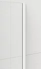 Polysan ESCA WHITE MATT Walk-in zuhanyfal, falra szerelhető, füst üveg, 700mm