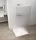 Polysan ESCA WHITE MATT Walk-in zuhanyfal, szabadonálló, flutes üveg, 1000mm