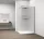 Polysan ESCA GUN METAL Walk-in zuhanyfal, falra szerelhető, flutes üveg, 800mm