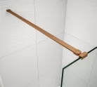 Polysan ESCA COPPER MATT Walk-in zuhanyfal, szabadon álló, füst üveg, 1000mm