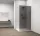 Polysan ESCA WHITE MATT Walk-in zuhanyfal, falra szerelhető, matt füst üveg, 1100mm