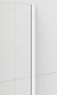 Polysan ESCA WHITE MATT Walk-in zuhanyfal, falra szerelhető, matt füst üveg, 1100mm