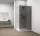 Polysan ESCA GUN METAL Walk-in zuhanyfal, falra szerelhető, matt füst üveg, 1100mm