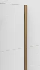 Polysan ESCA COPPER MATT Walk-in zuhanyfal, falra szerelhető, matt füst üveg, 700mm