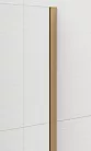 Polysan ESCA GOLD MATT Walk-in zuhanyfal, falra szerelhető, barna üveg, 1300mm