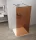 Polysan ESCA BLACK MATT Walk-in zuhanyfal, szabadonálló, barna üveg, 1400mm
