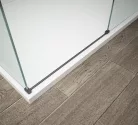 Polysan ESCA vízvető küszöb, 1200mm, matt fekete
