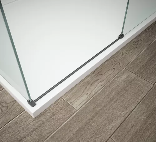 Polysan ESCA vízvető küszöb, 1200mm, matt fekete