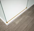 Polysan ESCA vízvető küszöb, 1200mm, matt arany
