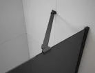 Polysan ESCA sarokmerevítő, 900mm, matt fekete