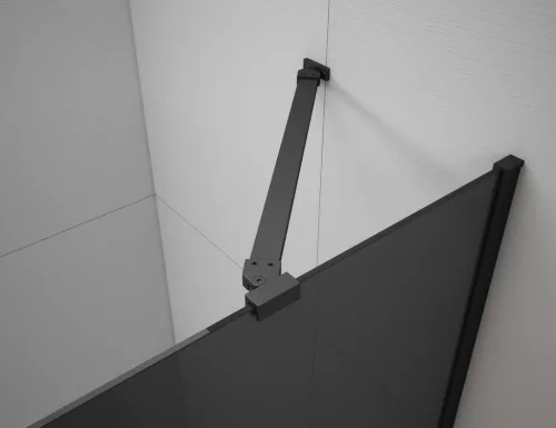 Polysan ESCA sarokmerevítő, 900mm, matt fekete