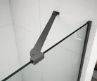 Polysan ESCA sarokmerevítő, 900mm, gun metal