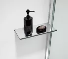 Polysan ESCA polc faliprofilhoz, 230x120mm, króm