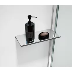 Polysan ESCA polc faliprofilhoz, 230x120mm, króm