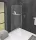 Polysan MODULAR SHOWER Fix zuhanyfal, törölközőtartó lyukakkal, 1000mm, transzparent üveg