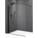 Polysan MODULAR Fix zuhanyfal, 800mm, transzparent üveg, matt fekete profil