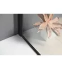 Polysan MODULAR Fix zuhanyfal, 800mm, transzparent üveg, matt fekete profil