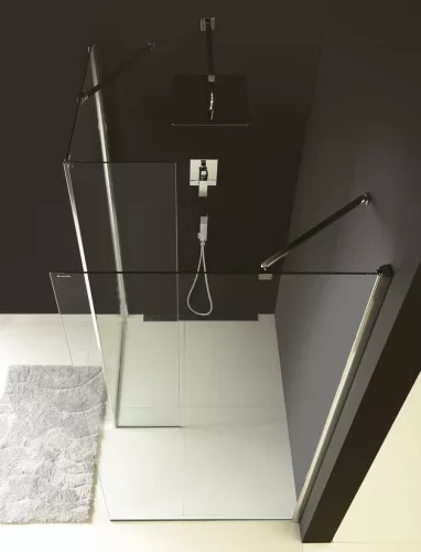 Polysan MODULAR Fix zuhanyfal, L típusú, 2/1-es modul, 900mm, transzparent üveg