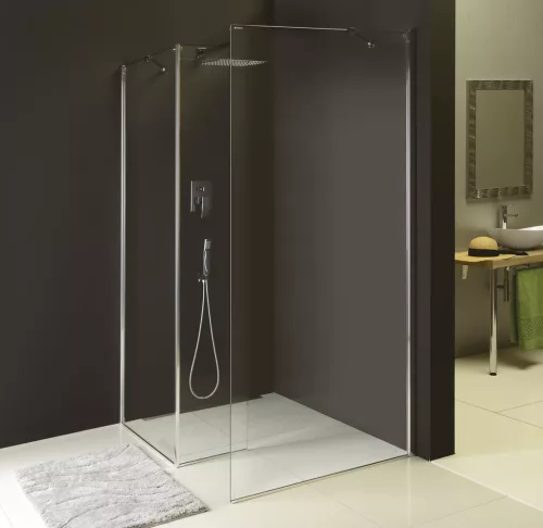 Polysan MODULAR Fix zuhanyfal, L típusú, 2/1-es modul, 900mm, transzparent üveg