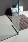 Polysan MODULAR Fix oldalfal, L típusú, 2/2-es modul, balos, 1000mm, transzparent üveg