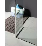 Polysan MODULAR Fix oldalfal, L típusú, 2/2-es modul, jobbos, 1000mm, transzparent üveg