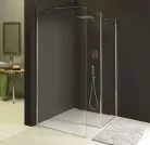 Polysan MODULAR Fix oldalfal, L típusú, 2/2-es modul, jobbos, 1000mm, transzparent üveg