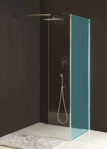 Polysan MODULAR Fix oldalfal, L típusú, 2/2-es modul, jobbos, 1200mm, transzparent üveg