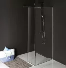Polysan MODULAR Fix oldalfal, L típusú, 2/2-es modul, jobbos, 1200mm, transzparent üveg