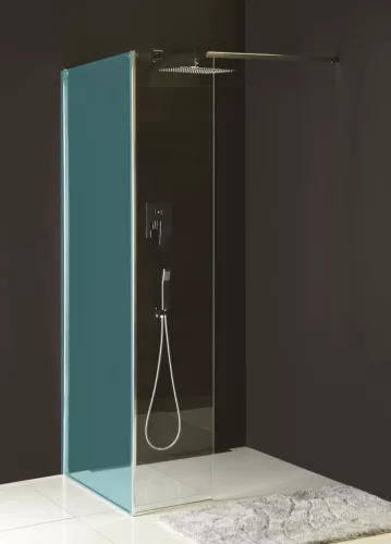 Polysan MODULAR Fix oldalfal, L típusú, 2/2-es modul, balos, 400mm, transzparent üveg