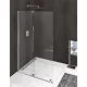 Polysan MODULAR SHOWER tolóajtó fix résszel, 1000mm, transzparent üveg