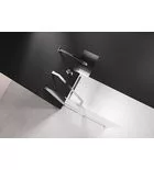 Polysan MODULAR SHOWER tolóajtó fix résszel, 1000mm, transzparent üveg