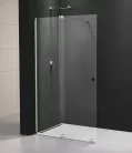 Polysan MODULAR SHOWER tolóajtó fix résszel, 1200mm, transzparent üveg