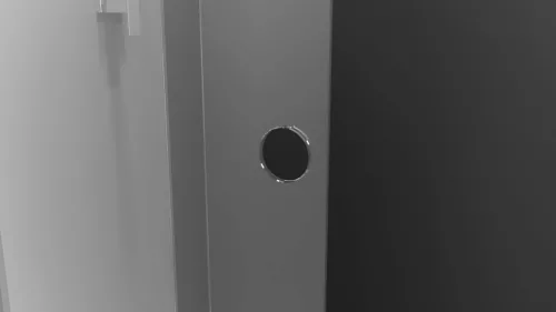 Polysan MODULAR SHOWER tolóajtó fix résszel, 1600mm, transzparent üveg