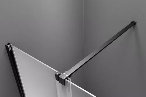 Polysan merevítő MS5 zuhanyajtóhoz, 1400mm, matt fekete