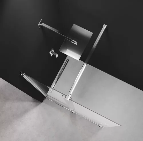Polysan merevítő MS5 zuhanyajtóhoz, 1400mm, króm